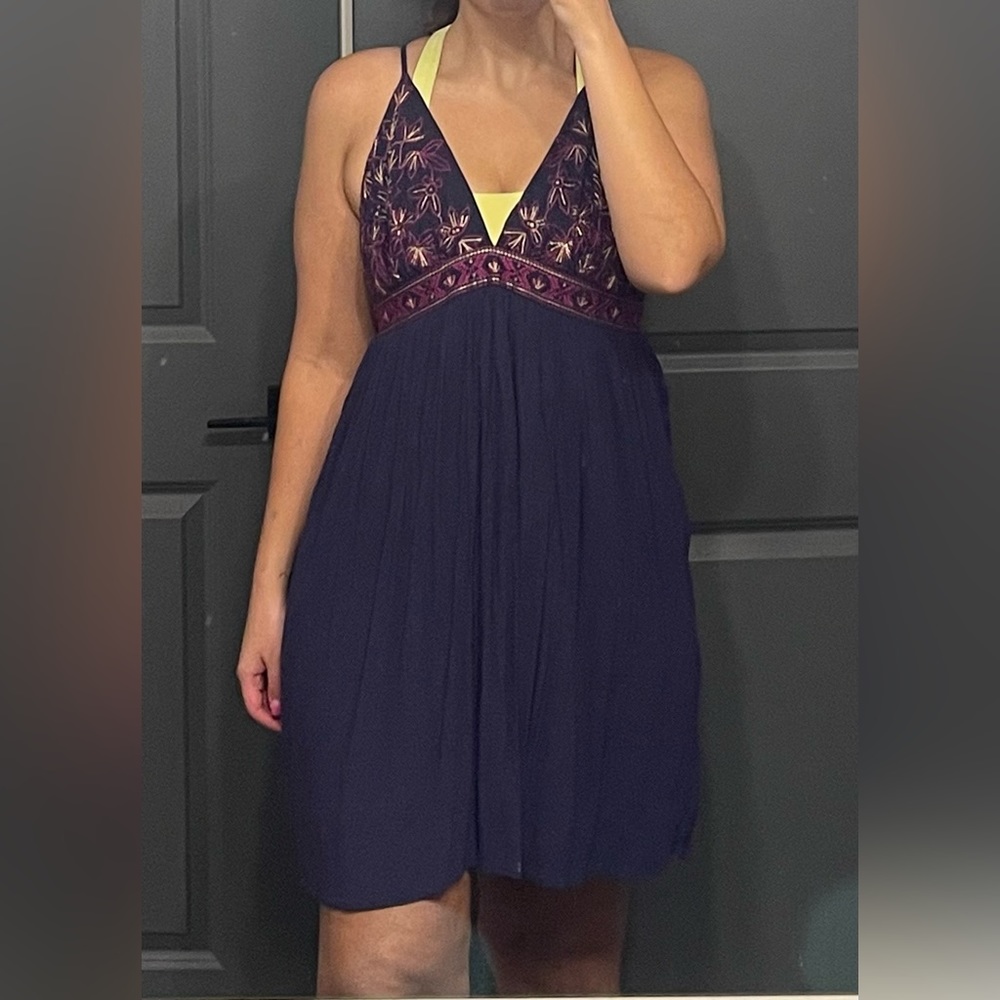 Sequin/Beaded Floral Sundress